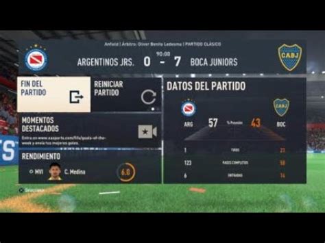 Argentinos Jrs Vs Boca Jrs Liga Profesional De F Tbol