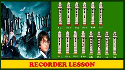 Harry Potter Theme Song Recorder Notes Tutorial Youtube