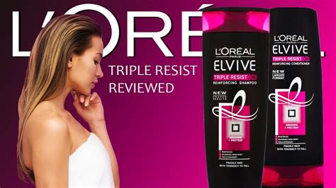 Loreal Elvive Elseve Triple Resist X3 Reinforcing Shampoo And Conditioner