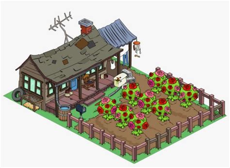 Cletusfarm Rosebush - Simpsons Cletus Spuckler Family PNG Image ...