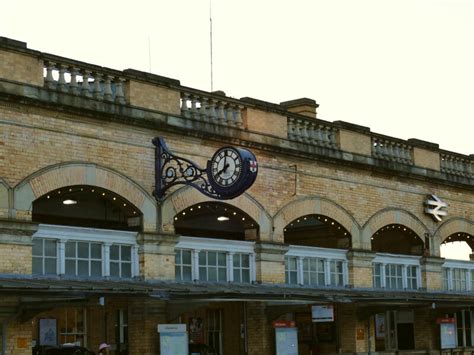 Clock Outside York Railway Station Stephen Craven Cc By Sa 2 0