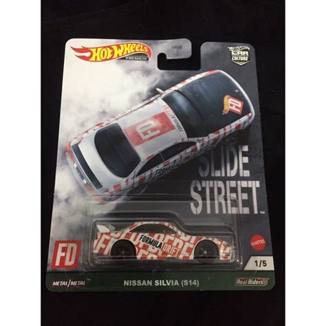 風火輪 hot wheels 甩尾 slide 日產 nissan silvia s 精裝 premium 膠胎 蝦皮購物