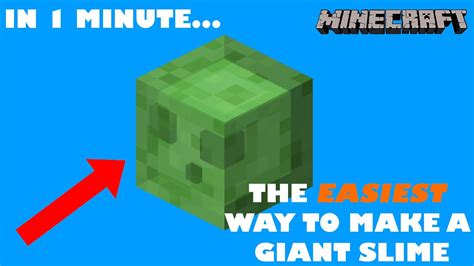 How To Make A GIANT Slime In Minecraft Tutorial YouTube