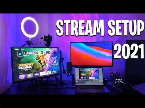 My Gaming Streaming Setup Tour Ps Mac Youtube