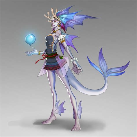 Fish lady, Yishu Ci 慈火火 - stop emailing about NFT PLZ | Female fishman