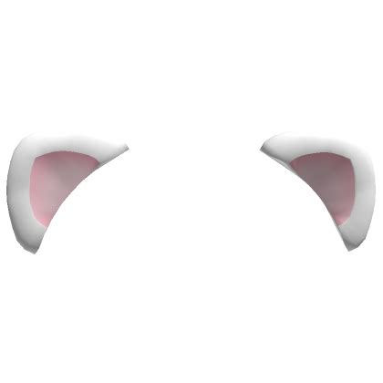 White Kitten Ears Roblox Item Rolimon S