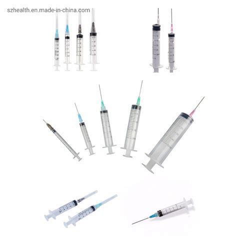 2ml Disposable Plastic Syringe With Needle Lure Lock China Medical