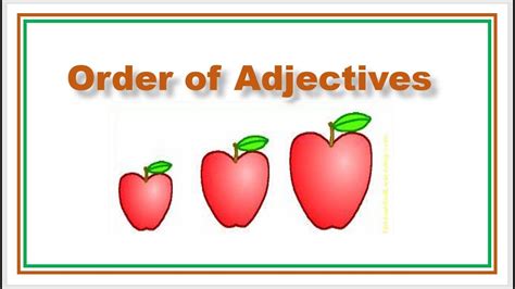 Order Of Adjectives Quiz Parts Of Speech Youtube