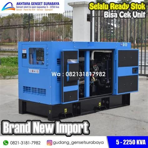 Jual BARU GENSET SILENT PERKINS 100 KVA 135 KVA 150 KVA 200 KVA 250