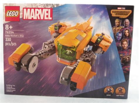 Lego Marvel Baby Rocket S Ship Ages Pieces New Ebay