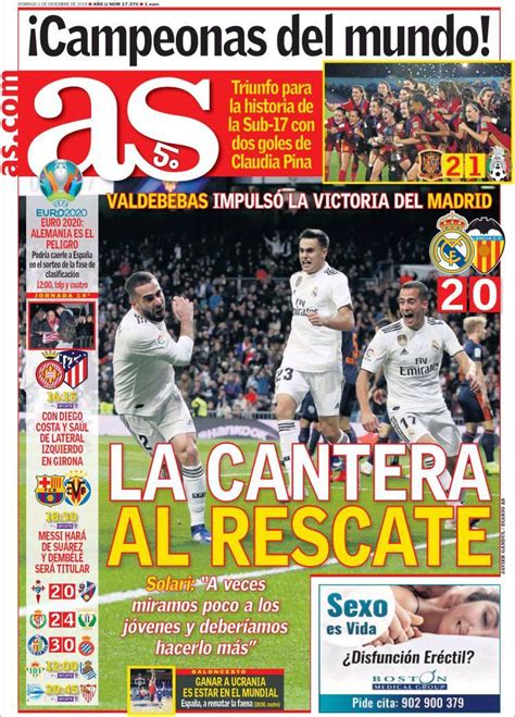 Las Portadas De Los Diarios Deportivos 02 12 18 Deportes