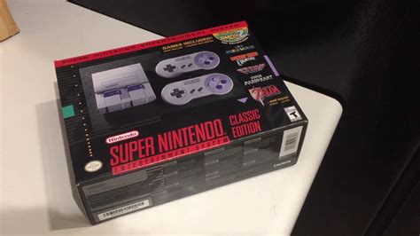 Snes Classic Unboxing Youtube