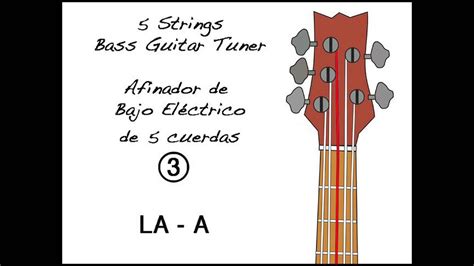 5 Strings Bass Guitar Tuner Afinador de Bajo Eléctico de 5 Cuerdas