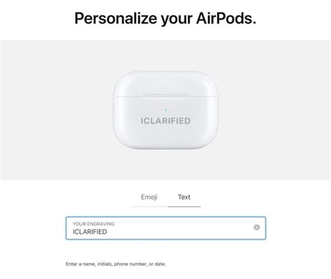 AirPods Can Now Be Personalized With Engraved Emoji - iClarified