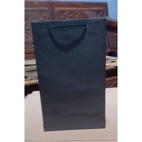 Jual Per Lusin Paperbag Paperbag Hitam Tas Kertas 20x25 Polos