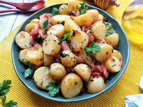 Salada de batata alemã Receiteria