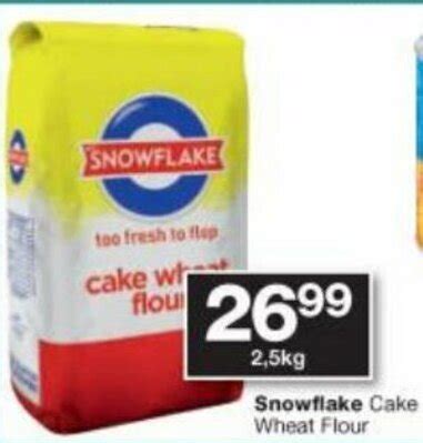 Snowflakes Cake Wheat Flour Kg Offer At Checkers Hyper