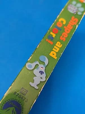 Blues Clues Shapes And Colors Vhs Nick Jr Grelly Usa