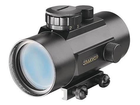 Simmons Red Dot Sight 42mm Tube 1x 4 Moa Dot Integral Weaver Style