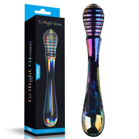 Twilight Gleam Glass Dildo Twin Pleasures на ХИТ цена Dildo bg