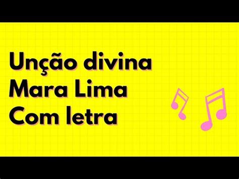 Un O Divina Mara Lima Letra Youtube