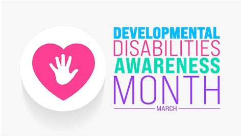 Premium Vector March Is Developmental Disabilities Awareness Month