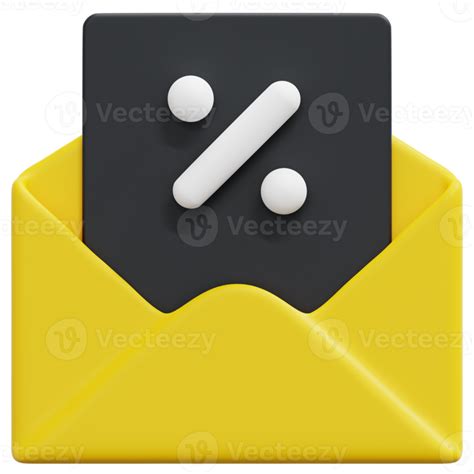 Mail 3d Render Icon Illustration 11653008 Png