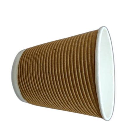 210ml Ripple Paper Cup At Rs 2 10 Piece Corrugated Paper Cup In