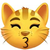 😽 Kissing Cat Emoji on Twitter Emoji Stickers 13.1