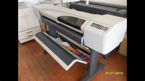 Hp Designjet 500ps Rincon Del Plotter 01 Avi Youtube