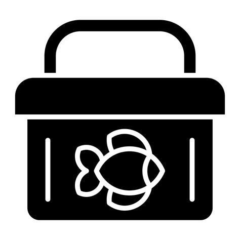 Tackle Box Glyph Icon 15086538 Vector Art At Vecteezy