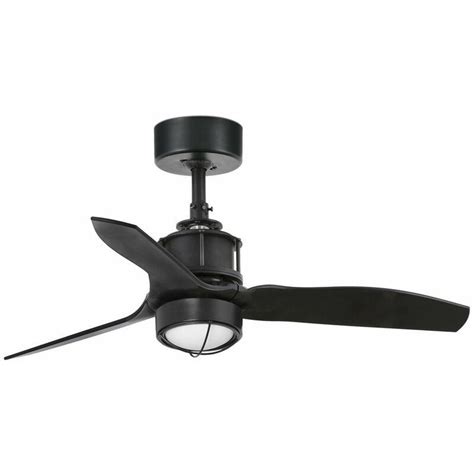 Faro Just Ventilateur De Plafond Led Noir Mat Avec Moteur Cc Cm