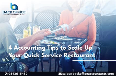 Accounting Tips To Scale Up Your Quick Service Restaurant