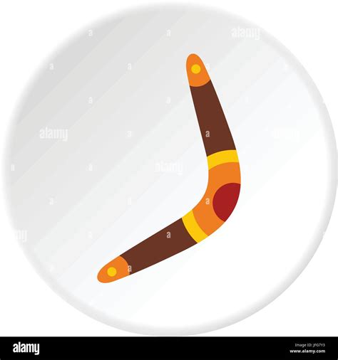 Boomerang Icon Circle Stock Vector Image And Art Alamy