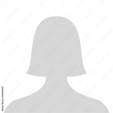 Default Female Avatar Profile Picture Icon Grey Woman Photo