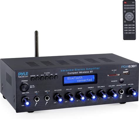 Amazon Pyle Wireless Home Audio Amplifier System Bluetooth