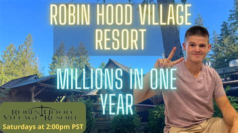 22 Y O Millionaire Real Estate Investor Robin Hood Resort YouTube