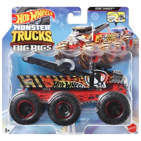 Hot Wheels Caminhão Reboque Monster Trucks Mattel 1 64 Hwn86 Lançamento
