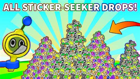 What Can A Sticker Seeker Drop All Sticker Seeker Drops In Bee Swarm