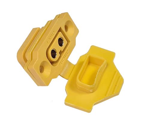 Коннектор установочный розетка с крышкой Amass XT60E-F Female 3.3mm ...