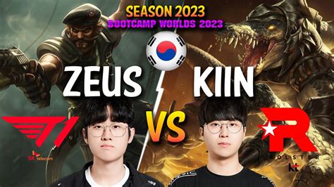 T Zeus Vs Kt Kiin Zeus Gangplank Vs Kiin Renekton Top Patch