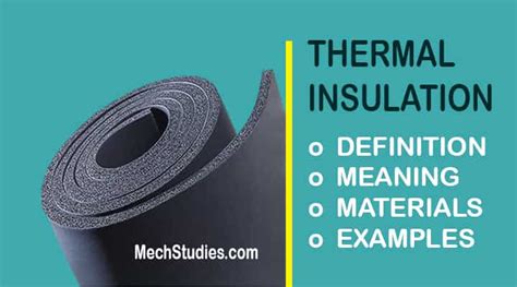 What is Thermal Insulation? Definition, Meaning, Materials, Examples ...