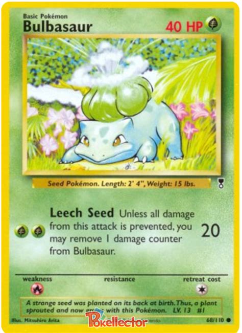 Bulbasaur Legendary Collection 68 Pokemon Card