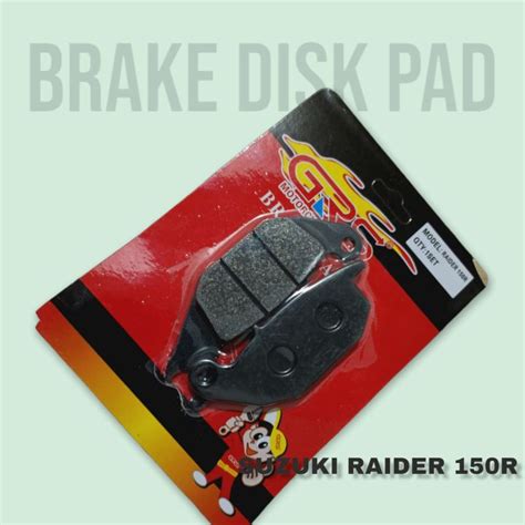 Suzuki Raider 150 REAR Motorcycle Disc Brake Pad Lazada PH