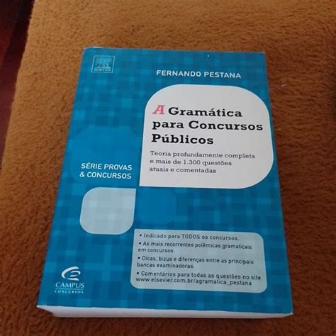 A Gram Tica Para Concursos P Blicos Fernando Pestana Shopee Brasil