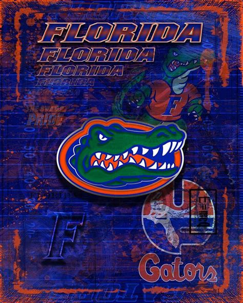 Florida Gators Poster University Of Florida T Gators Man Cave