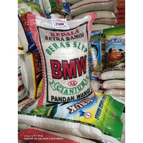 Jual BERAS CAP BMW CIANJUR 5KG SETRA RAMOS Shopee Indonesia