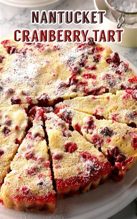 Nantucket Cranberry Tart