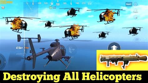 Destroying All Helicopters In Playload Mode With Amazing Gun M E A