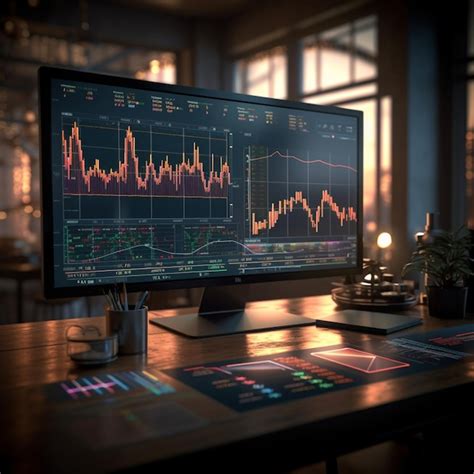 Premium Ai Image Data Driven Visuals Showcasing Business Stock Market